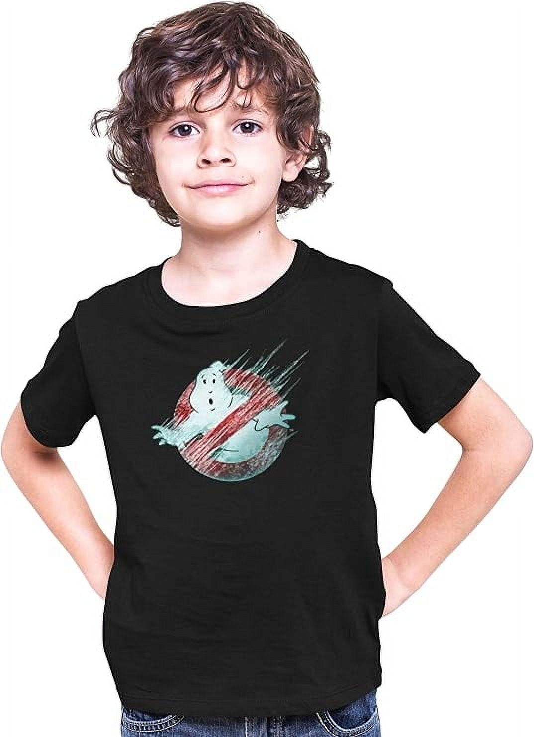 Ghostbusters Frozen Empire Kids' Short Sleeve T-Shirt Special High Gloss Movie Logo Officially Licensed Sizes XS-XL